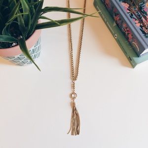 Banana Republic Tassel Pendant Necklace